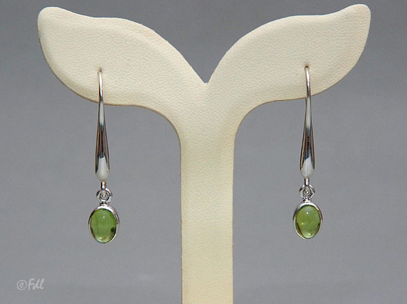 Boucles d'oreilles avec peridot