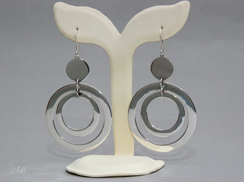 Boucles d'oreilles en argent 925