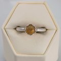 Bague avec quartz rutile