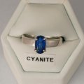 Bague avec cyanite de l'Himalaya