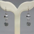 Boucles d'oreilles avec oeil de shiva