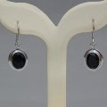 Boucles d'oreilles avec tourmaline noire