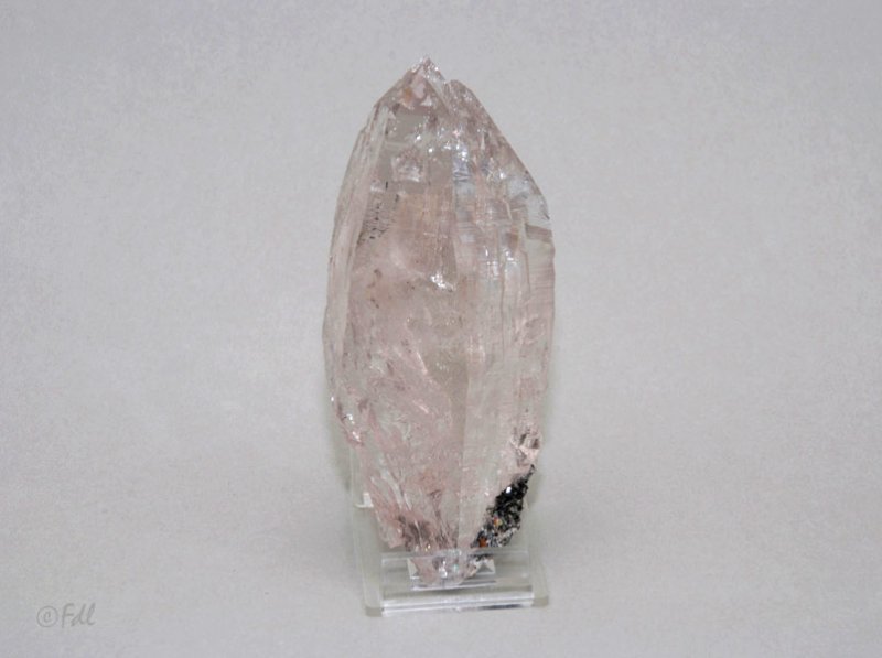 Cristal de roche avec hématite