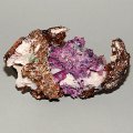 Geode de rubis et fuchsite