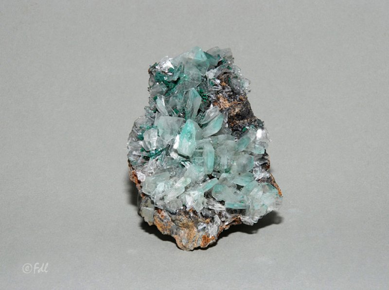 Baryte et malachite - Congo