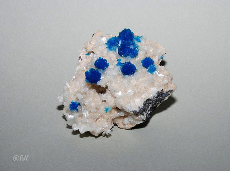 Cavansite et stilbite - Inde