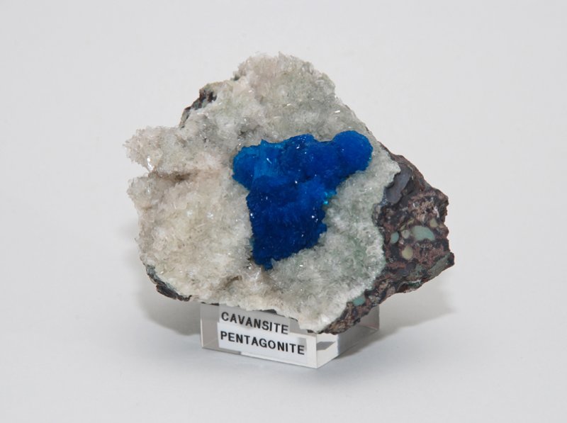 Cavansite et pentagonite - Inde